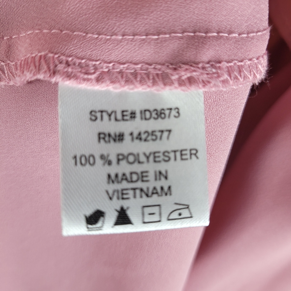 Ruffled V-Neck Mini Dress in Mauve Pink - Picture 8 of 16